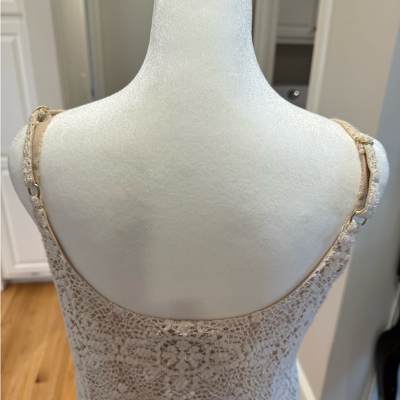 Cabi Cream Crochet Lace Tank Top - Picture 9 of 11